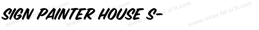 Sign Painter House S字体转换